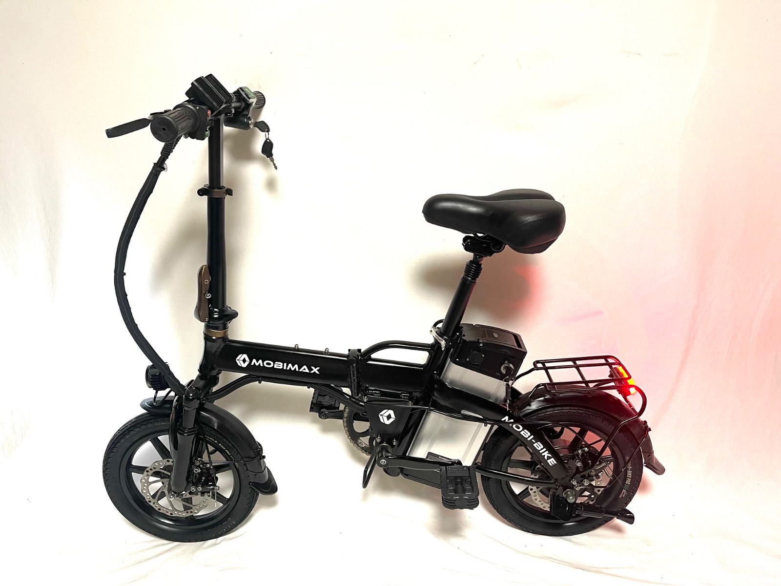 0351【動作確認済】送料無料 MOBIMAX ディスク式 MTB 折り畳み電動
