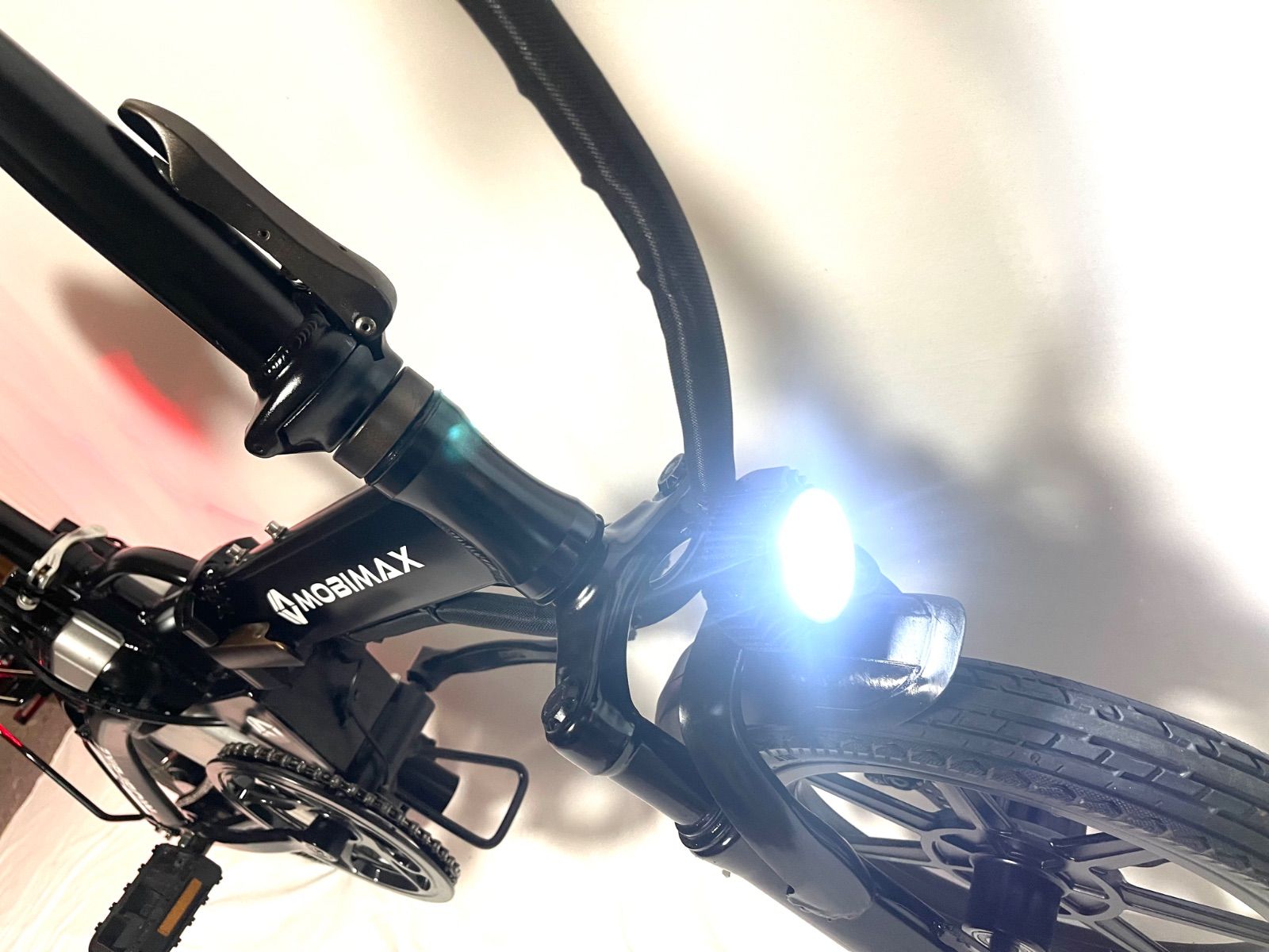 0351【動作確認済】送料無料 MOBIMAX ディスク式 MTB 折り畳み電動