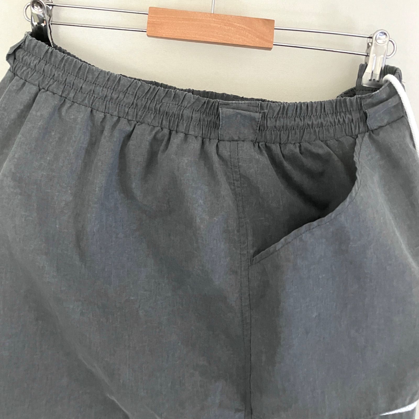 90s初期USA製 Tarponwear★USAメンズXL★フィッシングショーツ★魚刺繍★極美品 ゴム劣化無★ナイロン クールマックス★ZJジップ★セージグリーン★ターポンウェア　　　#2605M038