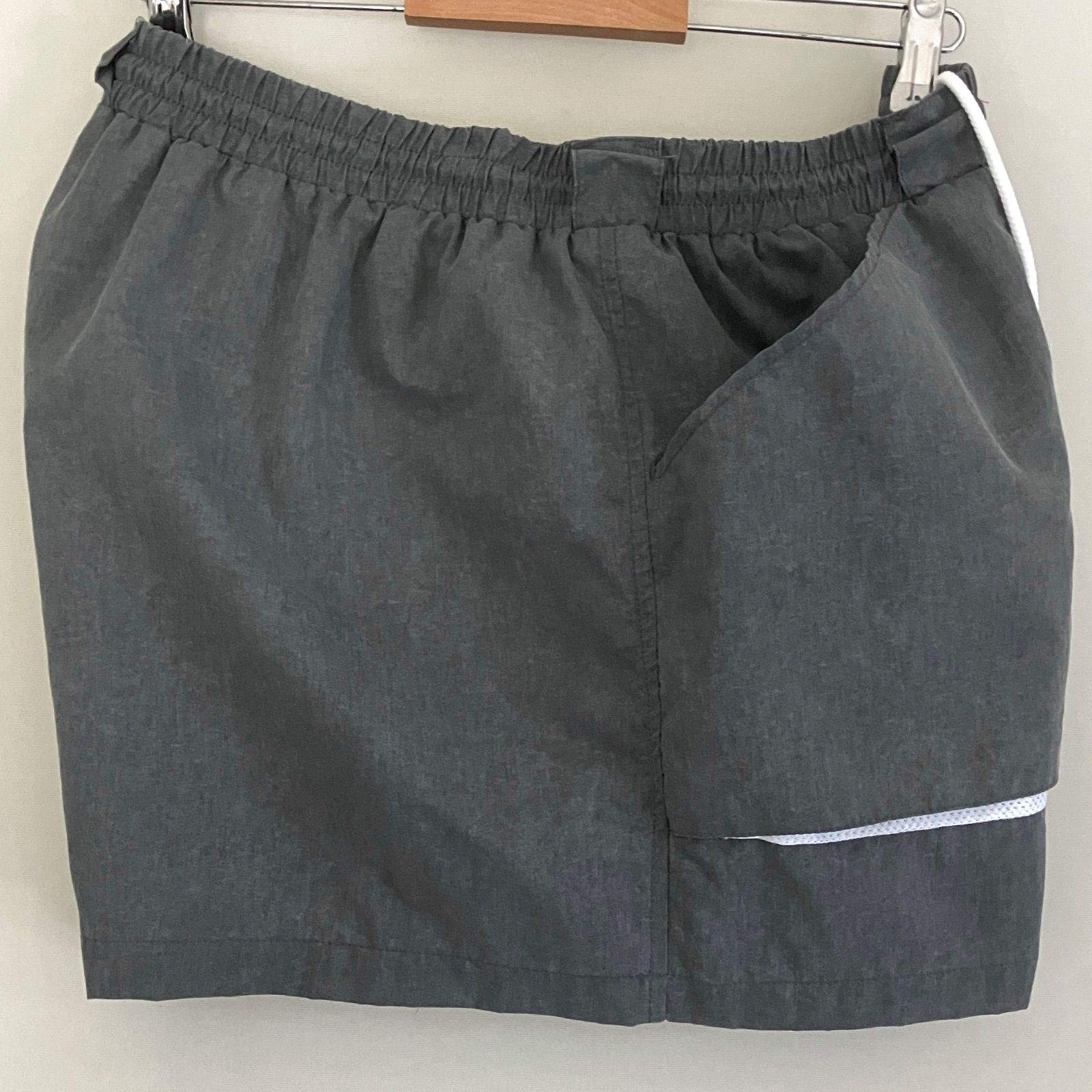 90s初期USA製 Tarponwear★USAメンズXL★フィッシングショーツ★魚刺繍★極美品 ゴム劣化無★ナイロン クールマックス★ZJジップ★セージグリーン★ターポンウェア　　　#2605M038