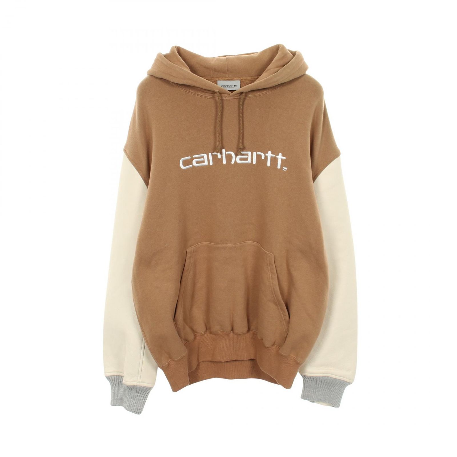 eYe COMME des GARCONS JUNYA WATANABE MAN × Carhartt レザースリーブ パーカー