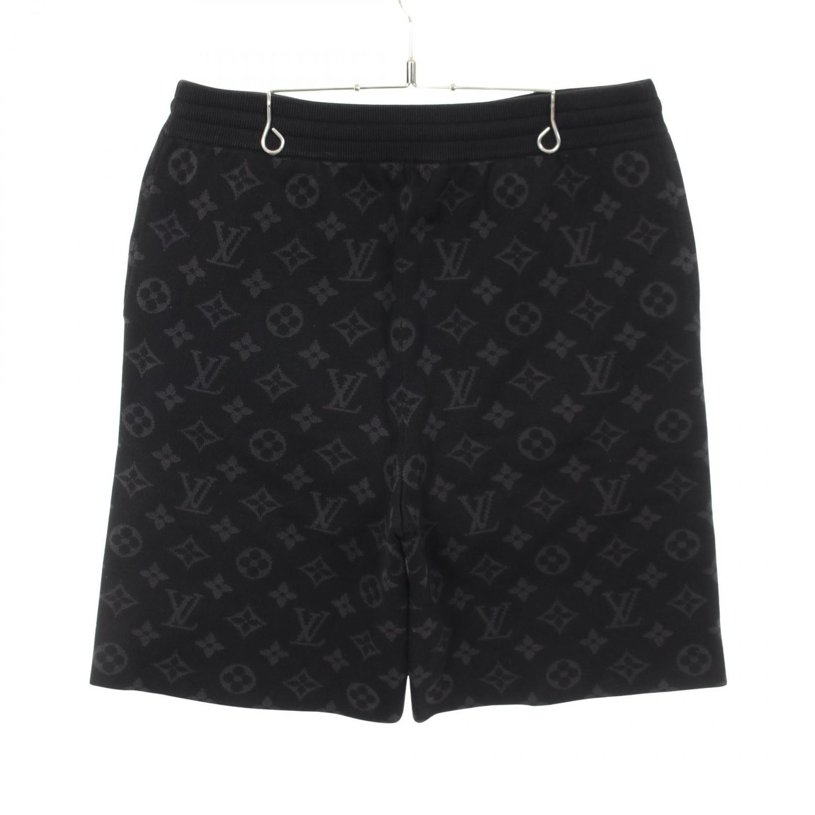 Louis Vuitton ブラック ショートパンツ 48 LOUIS VUITTON ルイ・ヴィトン LVグラフィティ モノグラムショーツ