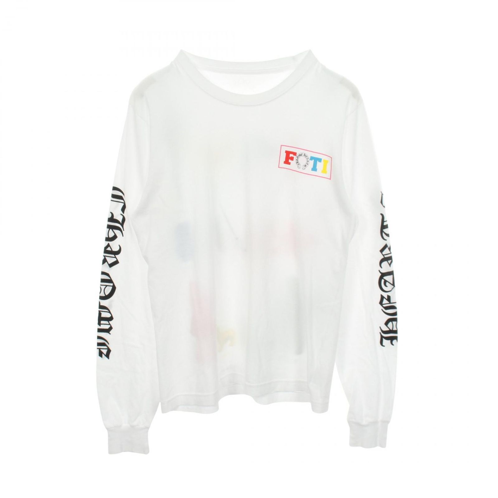 CHROME HEARTS クロムハーツ FOTI フォティ ホースシュー アームロゴ 長袖Tシャツ