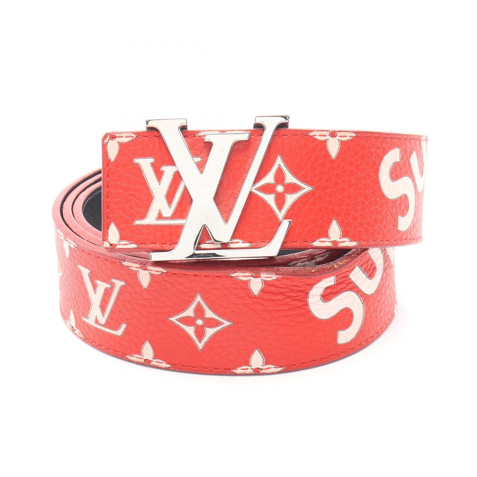 LOUIS VUITTON ルイ・ヴィトン LOUIS VUITTON × Supreme モノグラムサンチュール LVイニシャル ベルト