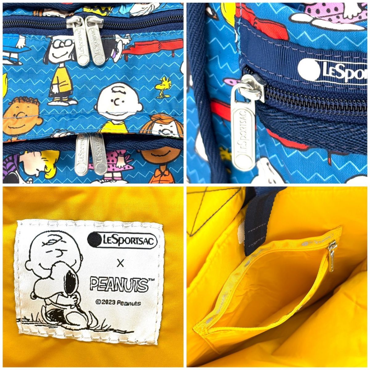遊び心を背負う日】 LeSportsac ピーナッツ コラボリュック 