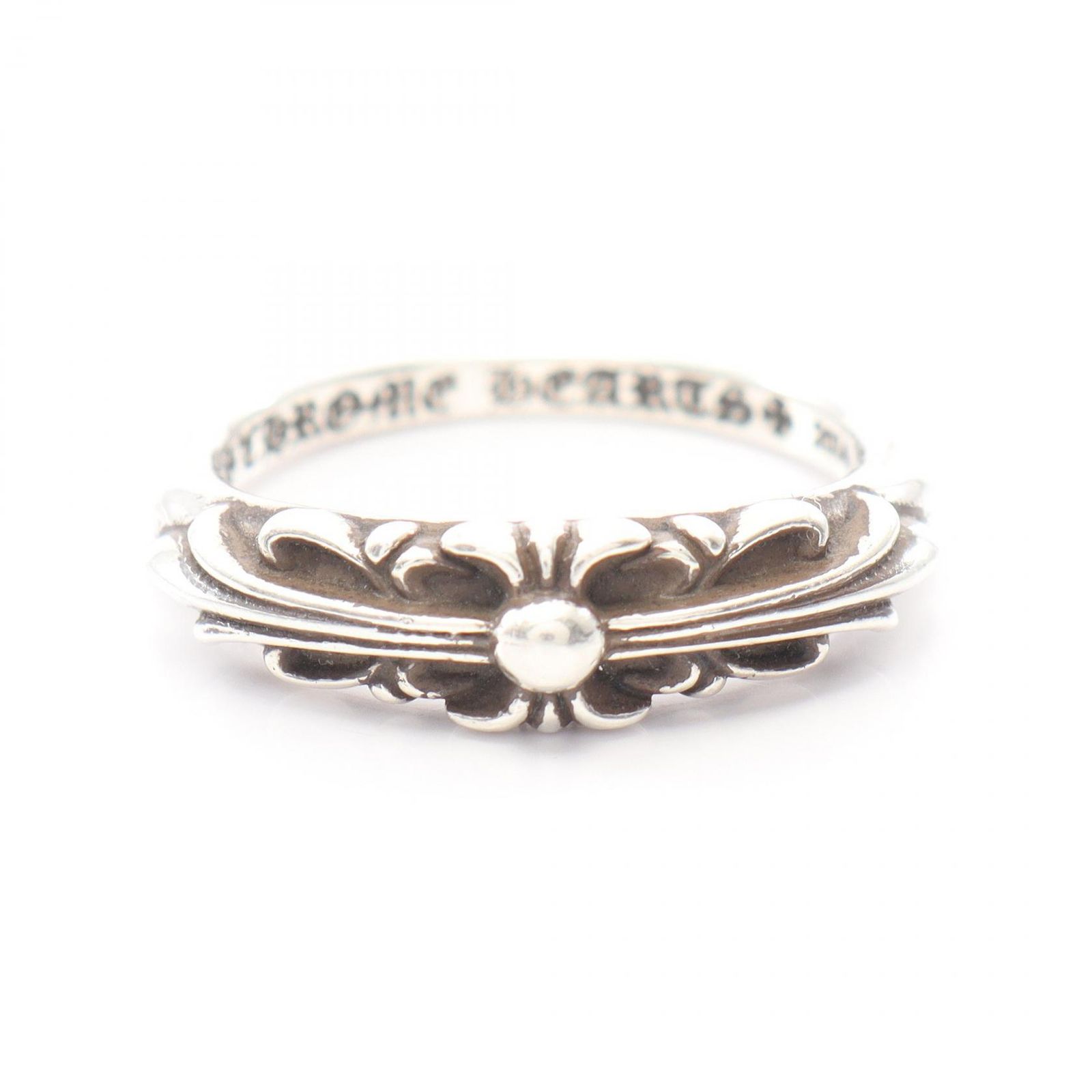 CHROME HEARTS クロムハーツ BABY CLASSIC ベイビークラシックフローラルクロス リング・指輪
