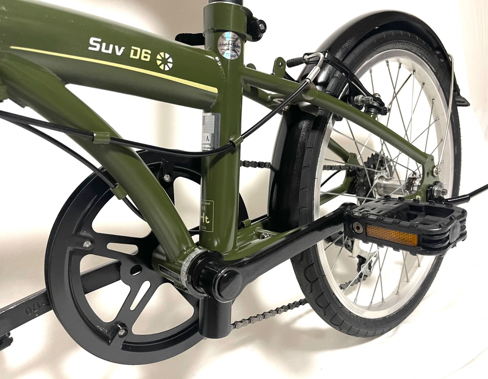 0352【即乘】送料無料 ダホン DAHON 折り畳み自転車 SUV D6 USA 
