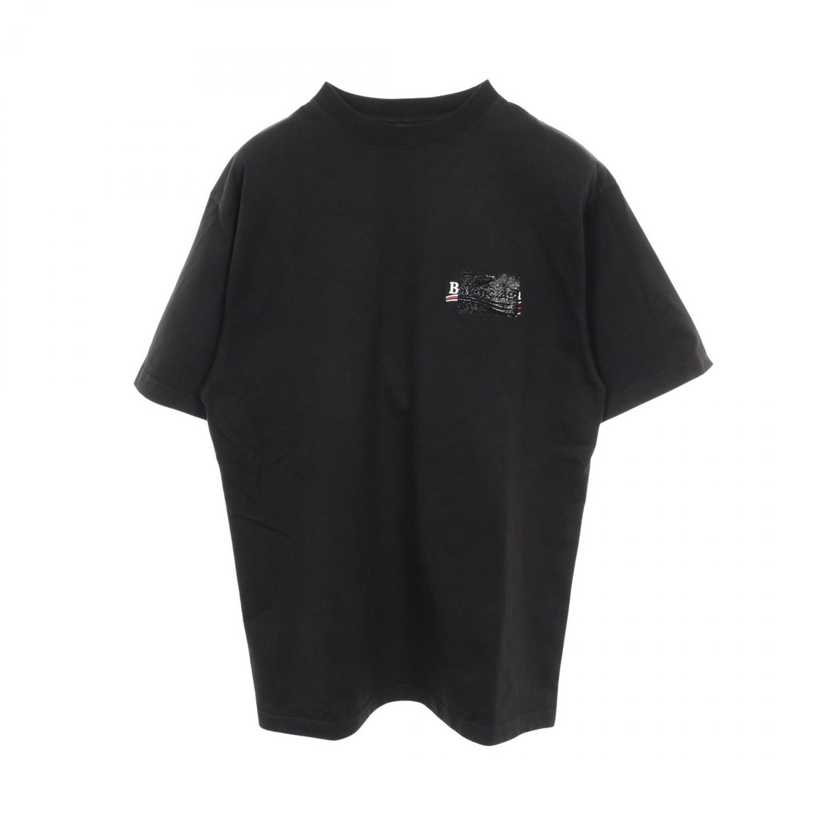 BALENCIAGA バレンシアガ GAFFER バックロゴ ラージフィット 半袖Tシャツ