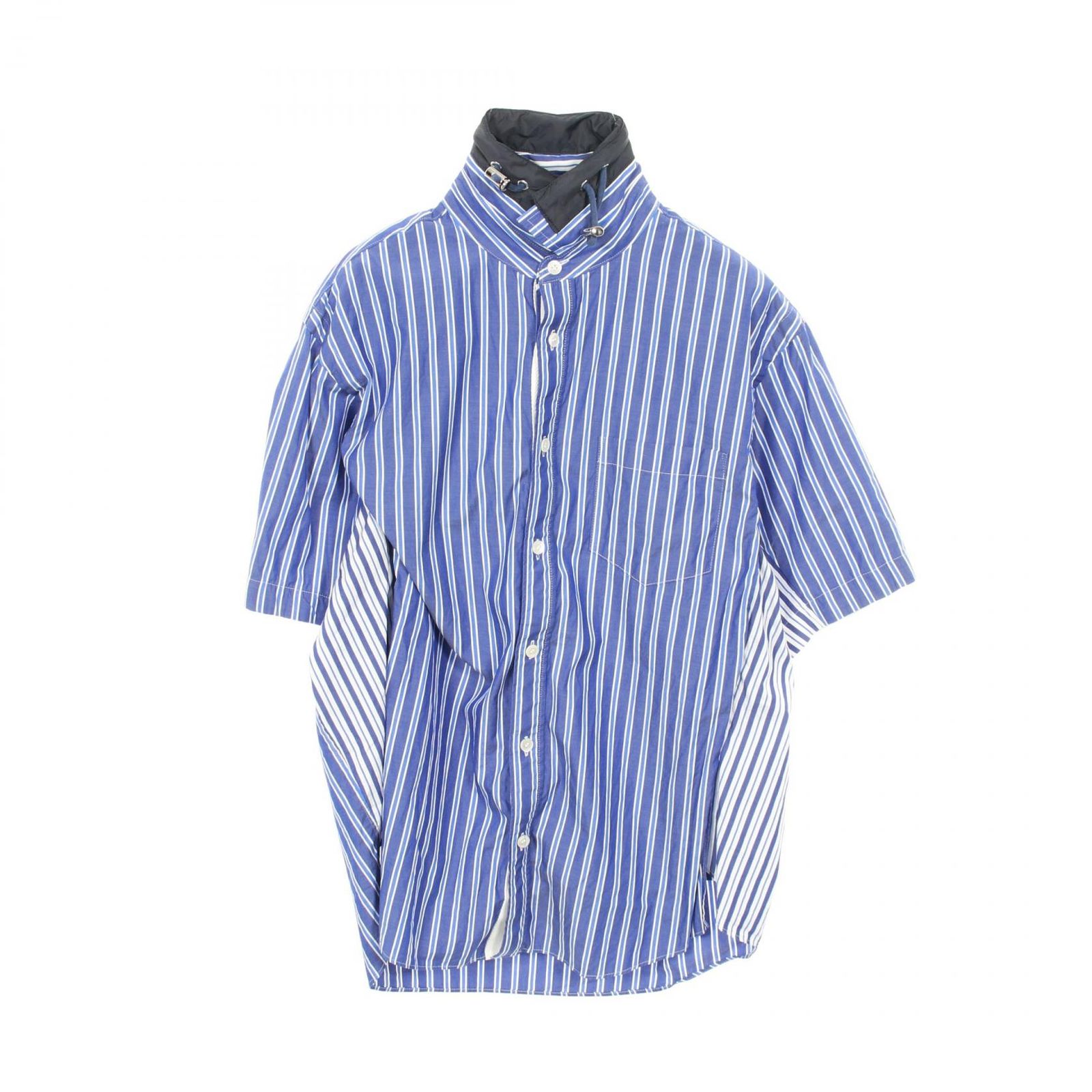Sacai サカイ ショートスリーブ ポプリン ストライプ その他トップス