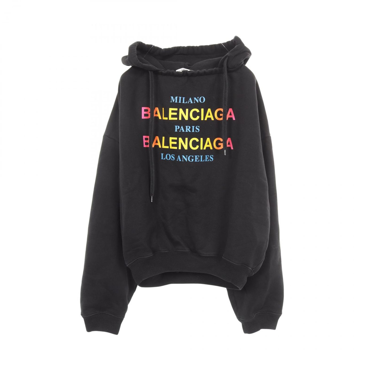 BALENCIAGA バレンシアガ レインボーロゴ パーカー
