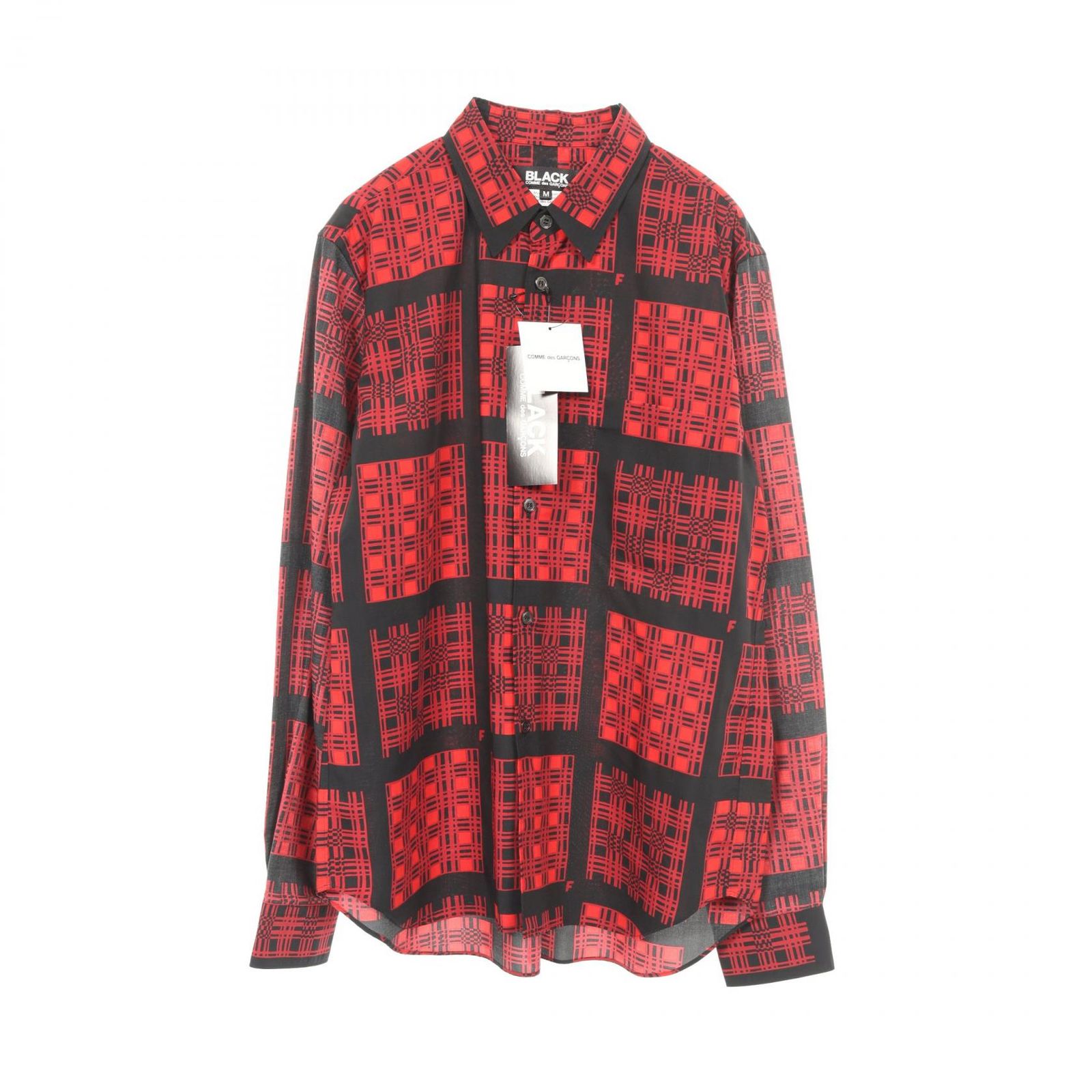 BLACK COMME des GARCONS ブラックコムデギャルソン チェック 総柄 その他トップス