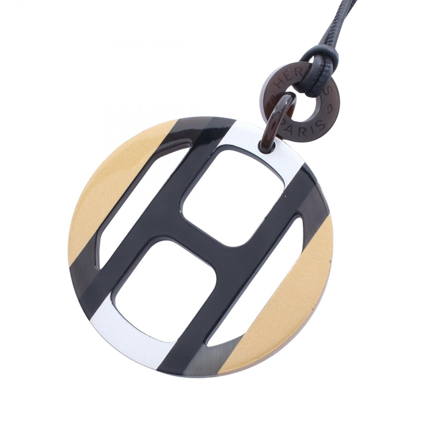 HERMES エルメス Hエキップ ネックレス