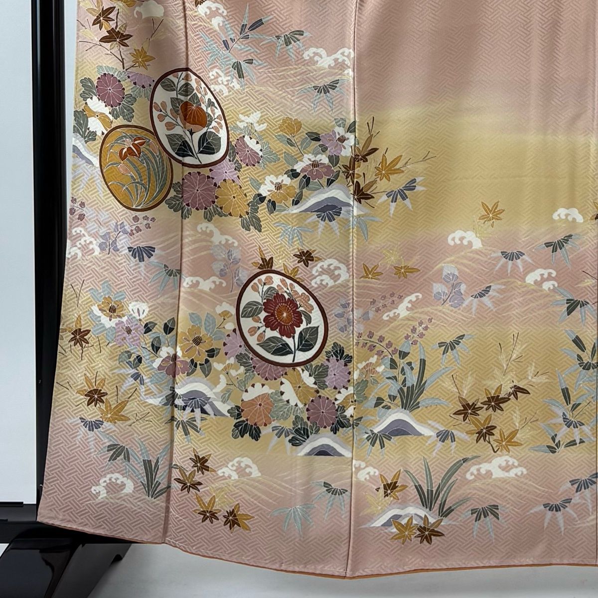 訪問着 身丈162cm 裄丈62cm 正絹 秀品 【中古】 美品】 訪問着 身丈162cm 裄丈65.5cm 正絹 秀品 【中古】の通販 by