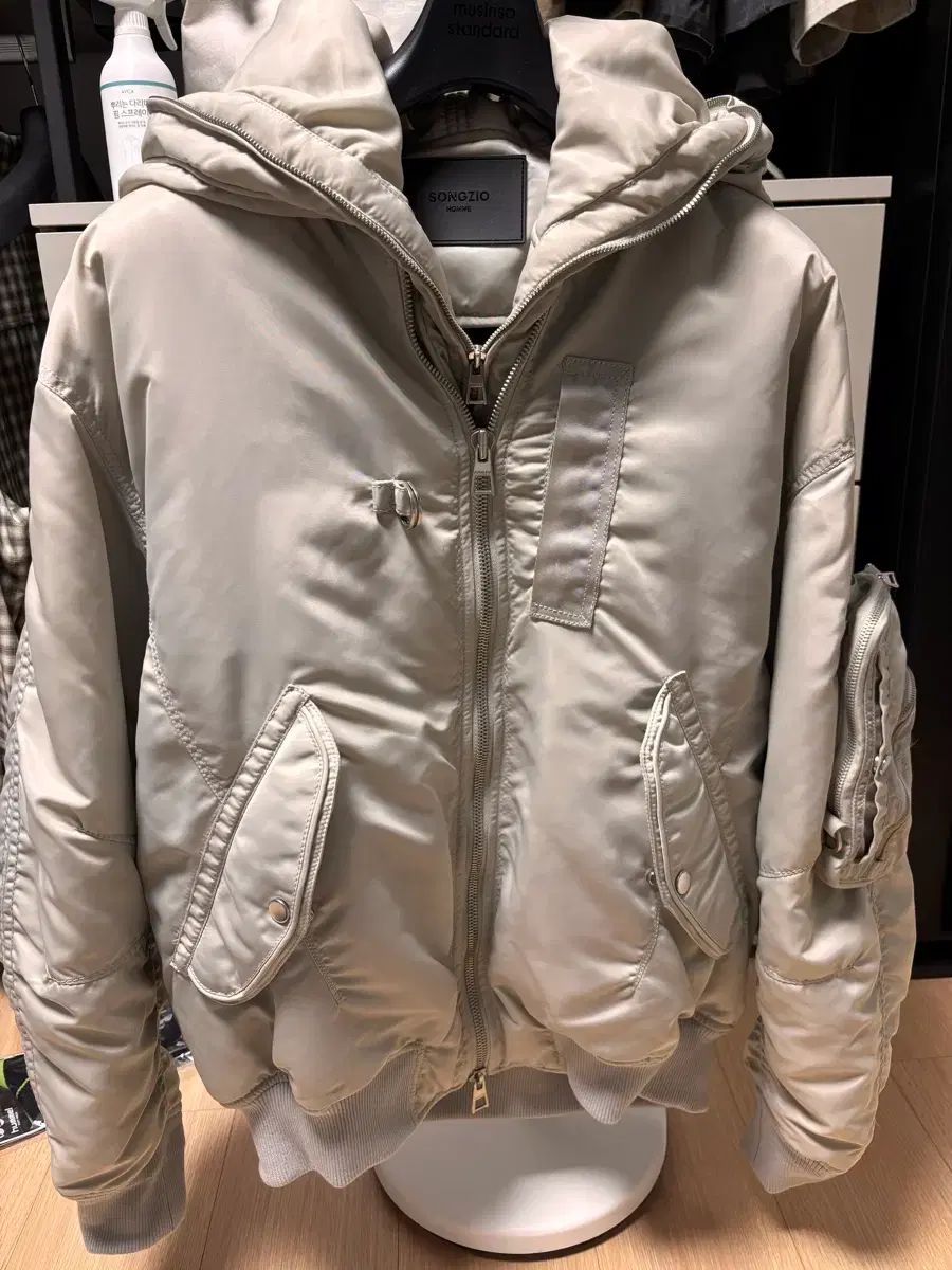 ソンジオメンズ ロング フーディー ディタッチャブル MA-1 29,529円
