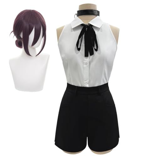 [HOLOUN] チェンソーマン レゼ Reze爆弾の悪魔コスプレ演出服ウィッグ付き コスチューム 舞台装 ドレス クリスマス ハロウィン 祝日贈り物…/ 52cb45fa