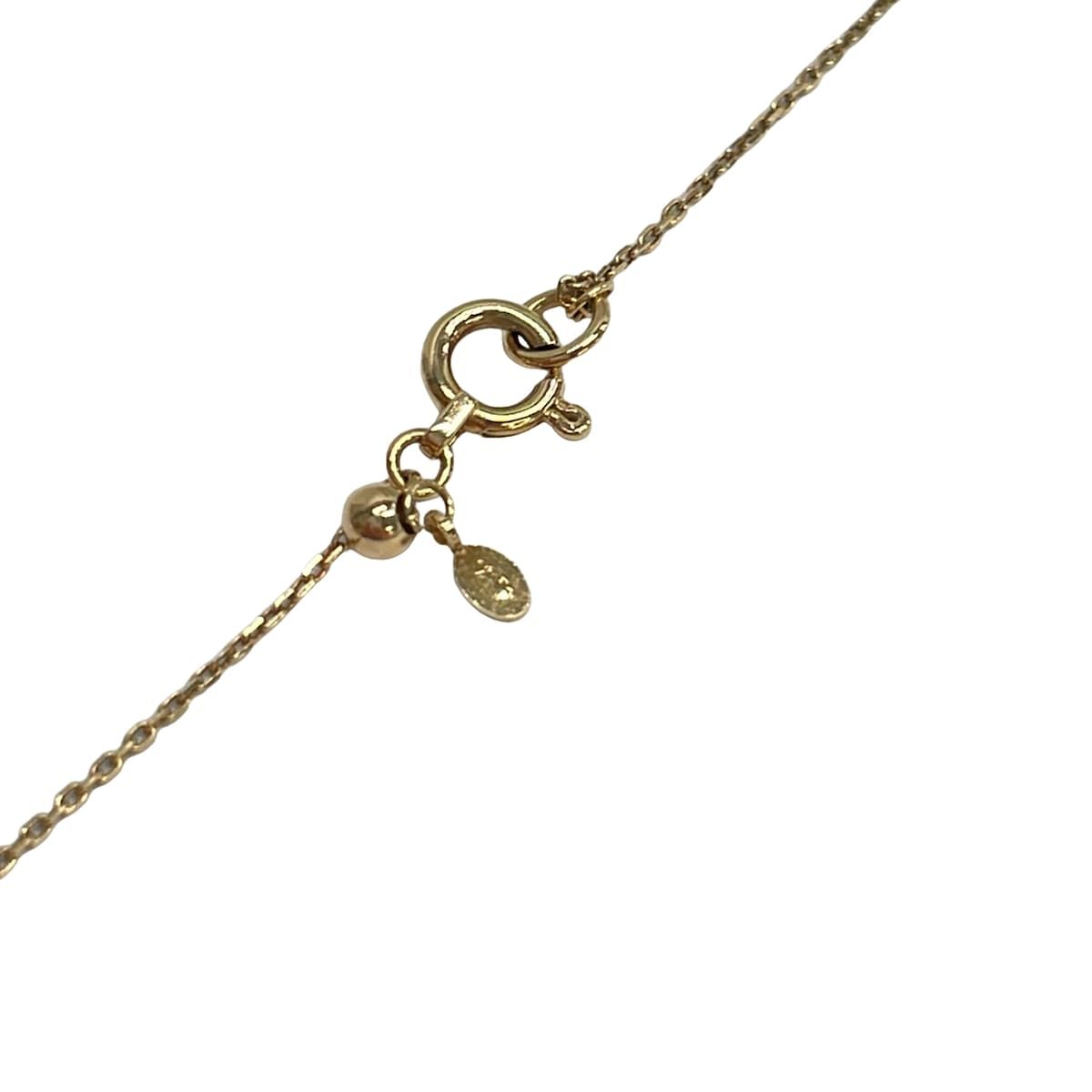 agete(アガット) ブレスレット美品 - K10×クリア - メルカリ