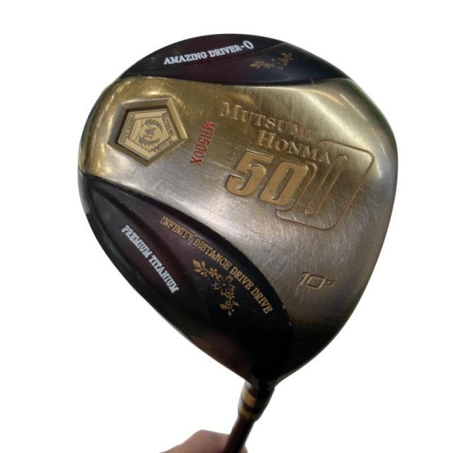 【中古】 特価メーカー MUTSUMI HONMA MH500X2 10.5°(45.5インチ) ドライバー DR オリジナルカーボン (フレックスSR) メンズ 男性用 右利き 右用 Cランク ゴルフクラブ