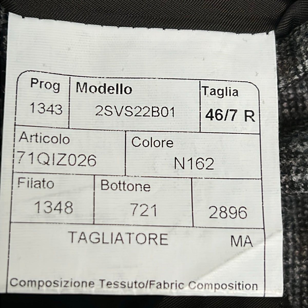 美品タリアトーレジャケット46サイズ TAGLIATORE(タリアトーレ) ジャケット サイズ46/7 R メンズ美品