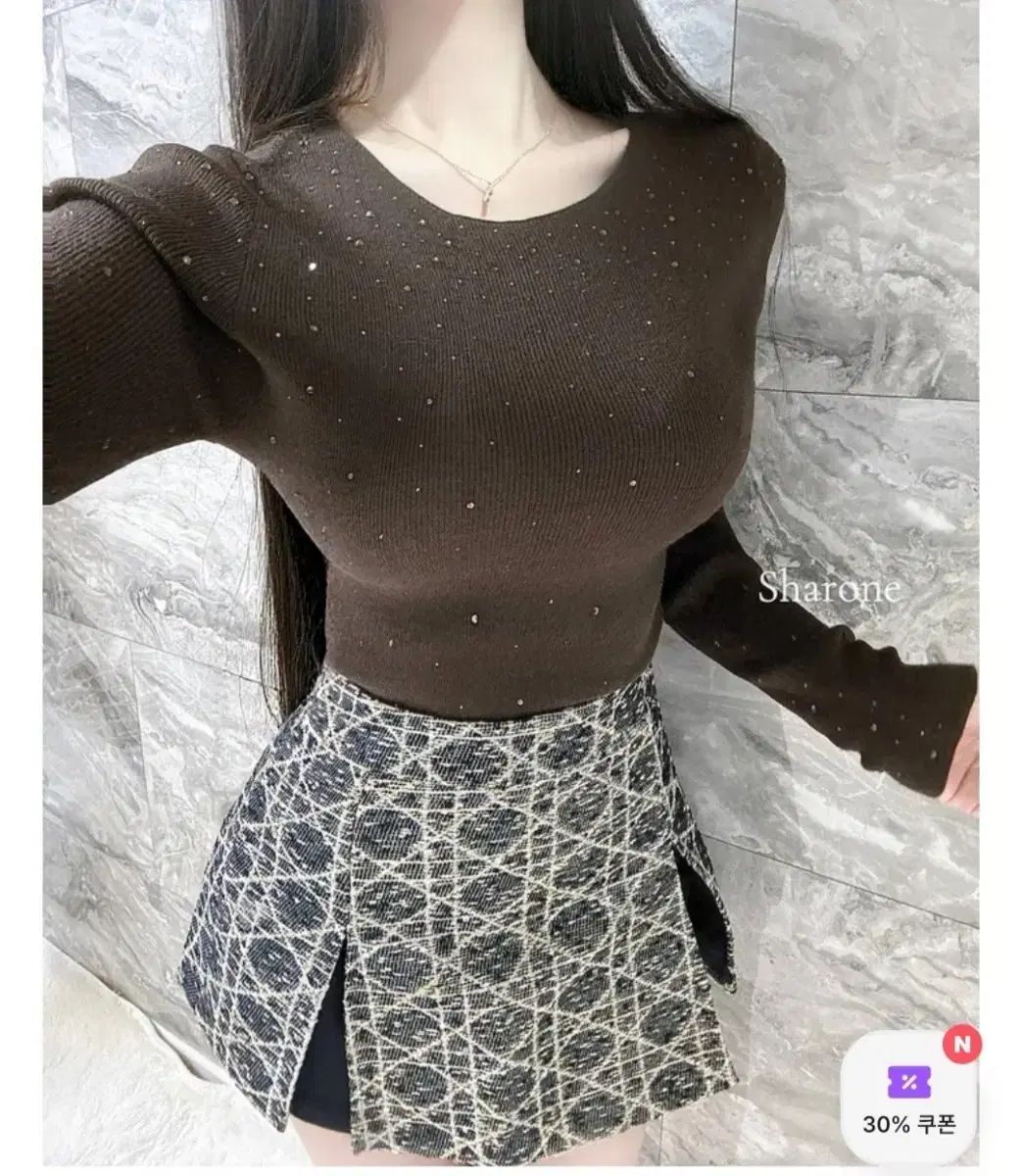 울 キュービック ニット 新品