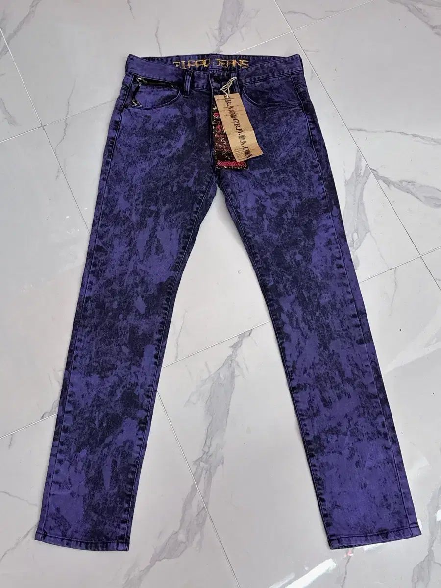 Zippo ジーン PURPLE パープル ウォッシュ スキニー デニム パンツ デッドストック