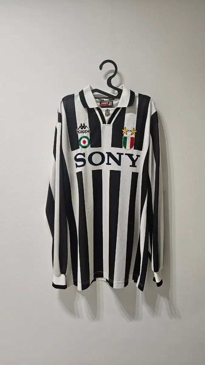 95-96 ユヴェントス HOME 支給品 長袖 デルピエロ