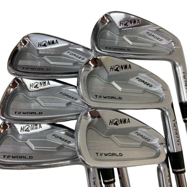 【中古】 本間ゴルフ TOUR WORLD TW747Vx 6S アイアンセット IR NS PRO MODUS3 FOR T//WORLD (フレックスS) メンズ 男性用 右利き 右用 Cランク ゴルフクラブ