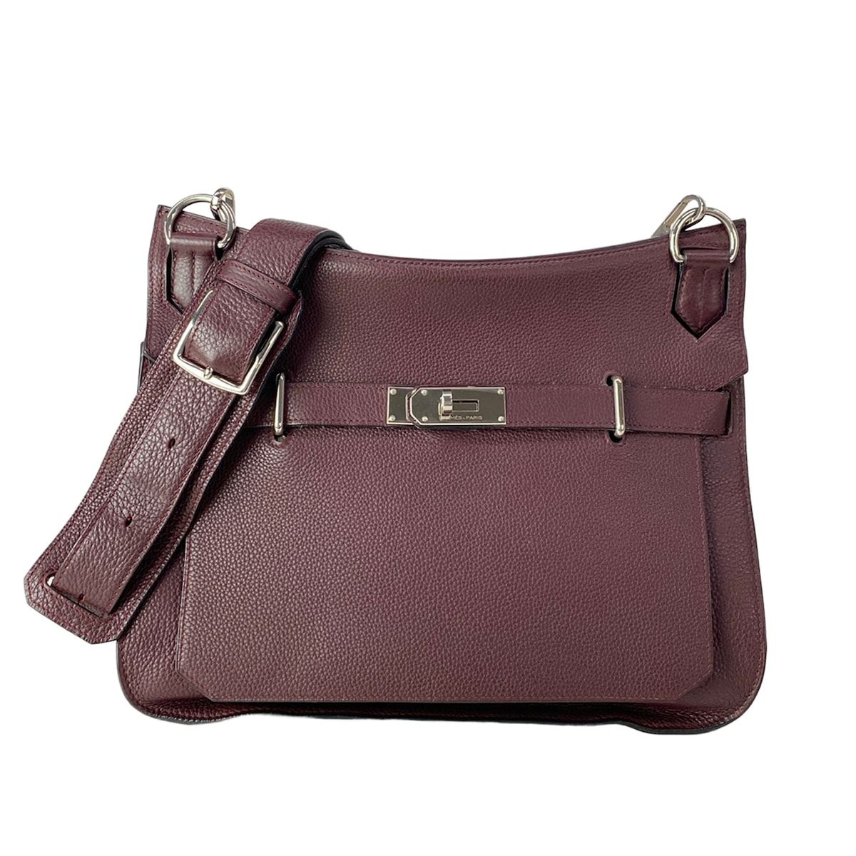 HERMES(エルメス) ショルダーバッグ ジプシエール34 プルーン シルバー金具