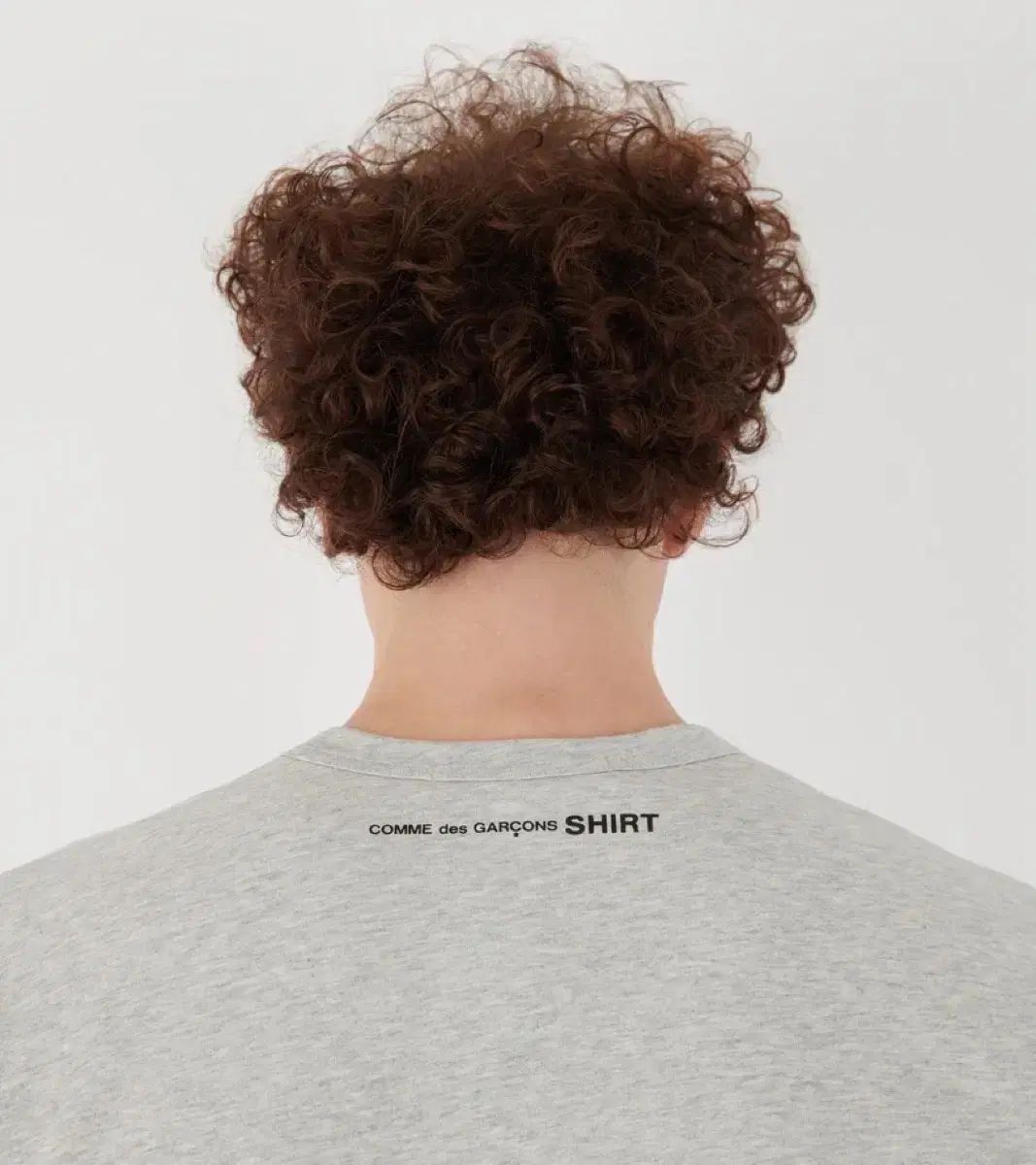 新品 コム・デ・ギャルソン Tシャツ メランジ グレー
