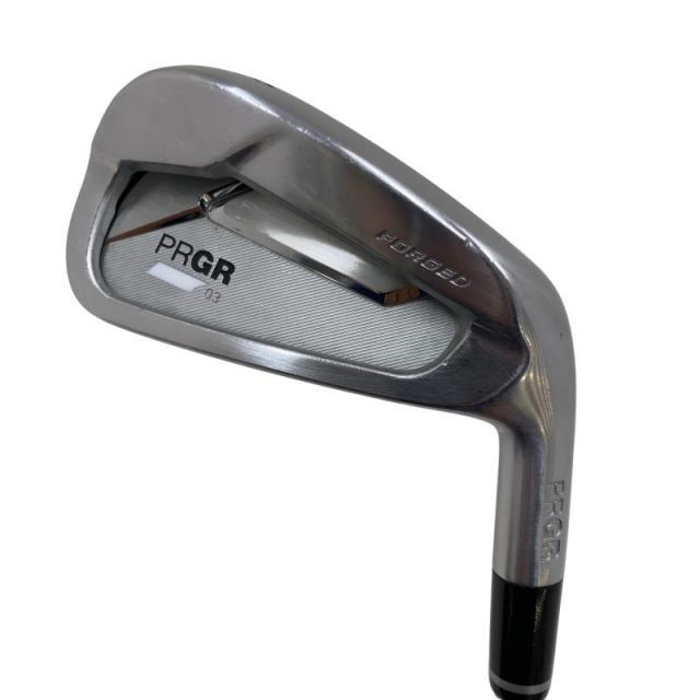 【中古】 プロギア PRGR 03 #6 単品アイアン LI スペックスチールIII Ver.2 (フレックスSR) メンズ 男性用 右利き 右用 Cランク ゴルフクラブ