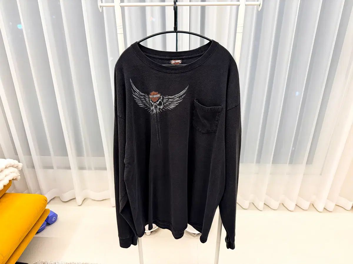 2XL ハーレーダビッドソン ポケット スリーブ 長袖