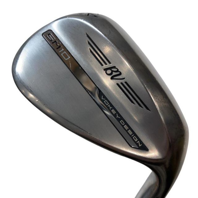 【中古】 タイトリスト VOKEY SPIN MILLED SM10 ツアークロム 54°/08°M ウェッジ WG 純正特注シャフト (フレックスS) メンズ 男性用 右利き 右用 Cランク ゴルフクラブ