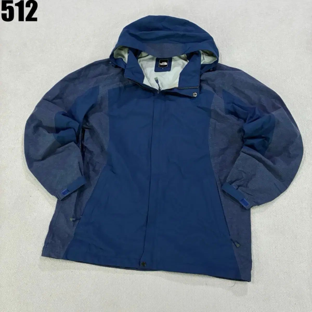 THE NORTH FACE ザノースフェイス ブルー ウィンドブレーカー WHO フード ジャケット XL