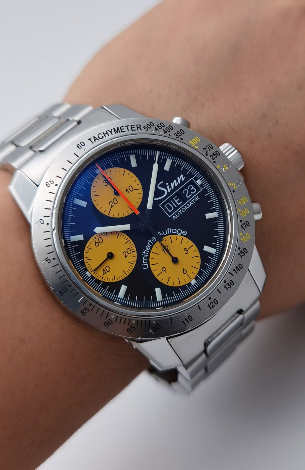 中古 ジン SINN 303.TIGER タイガース限定 77本 クロノグラフ