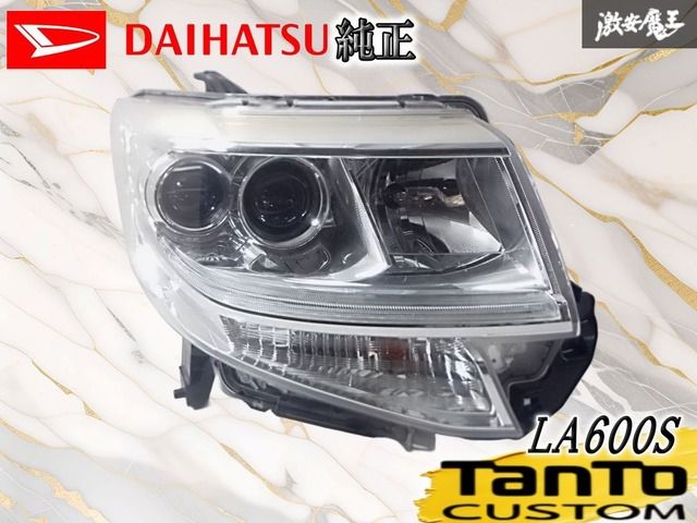 ダイハツ 純正 LA600S タント カスタム LED ヘッドライト ヘッドランプ 右 右側 運転席側 KOITO 100-51392 刻印 XZ 棚