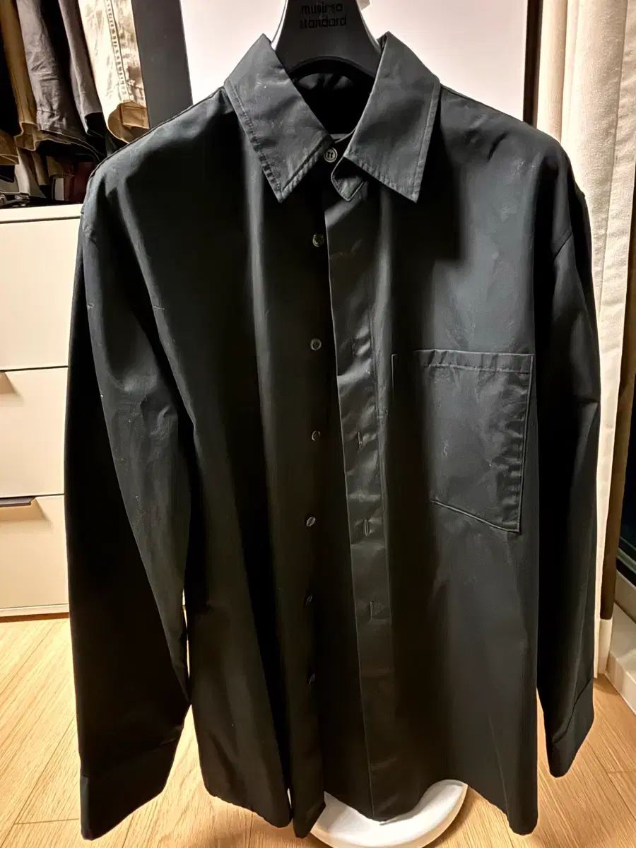 WOOYOUNGMI ウーヨンミ ブラック シャツ
