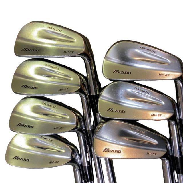 【中古】 ミズノ MP-67 7S アイアンセット IR Dynamic Gold (フレックスS) メンズ 男性用 右利き 右用 Cランク ゴルフクラブ