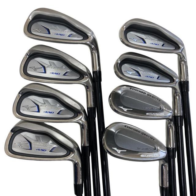 【中古】 ミズノ EURUS 4AD 8S アイアンセット IR EXSAR(EURUS 4AD) (フレックスR) メンズ 男性用 右利き 右用 Dランク ゴルフクラブ