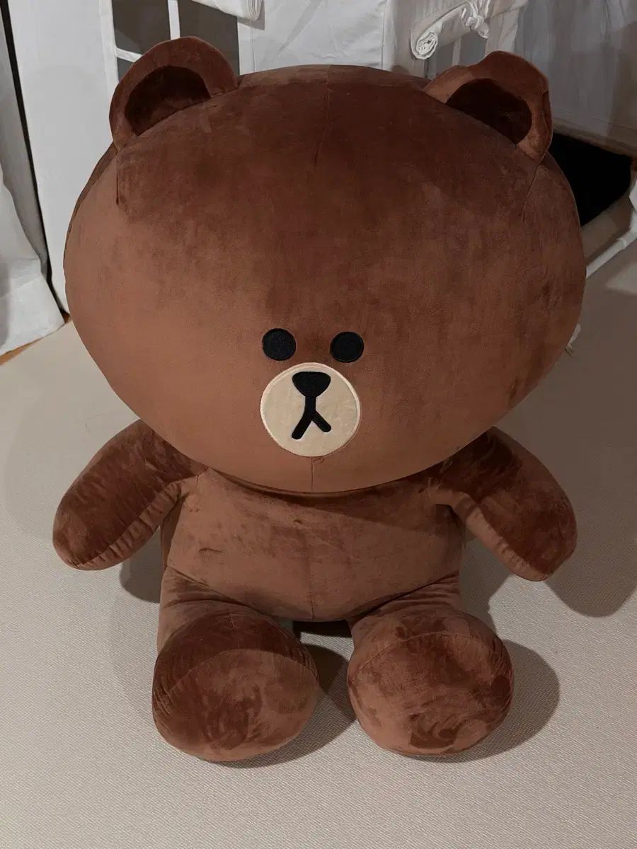 LINE FRIENDS ブラウン ぬいぐるみ