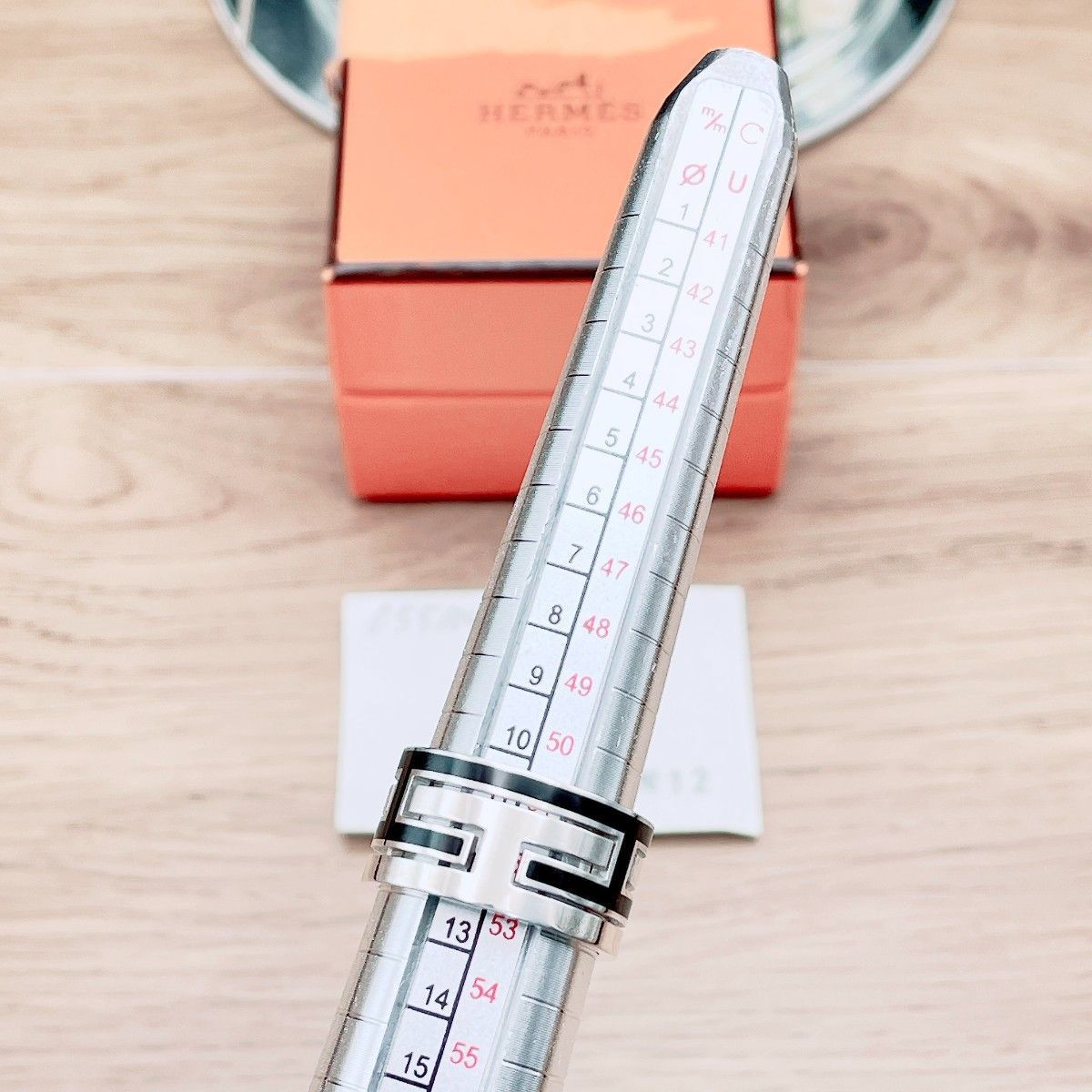 ◇エルメス◇新品仕上済 HERMES ムーブアッシュ リング ムーヴアッシュ