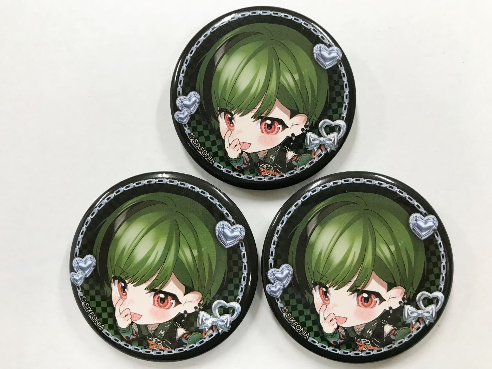 33.【開封】すち シクフォニ ランダム缶バッジ 6種 まとめ9個セット