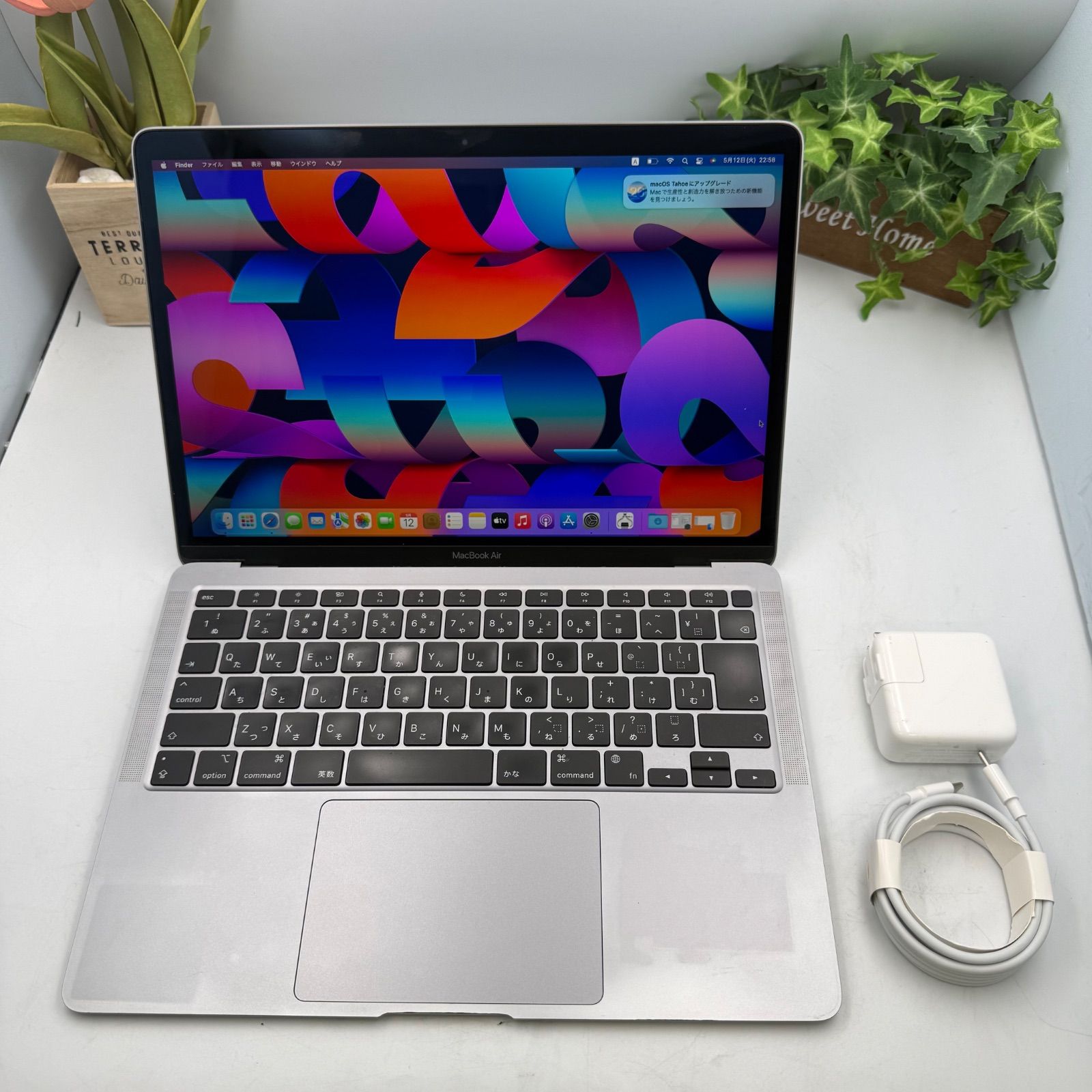 Macbook Air M1 16GB 256GB スペースグレイ JISキー 日本語（JIS）キーボード カスタマイズモデル】13インチMacBook Air: 8