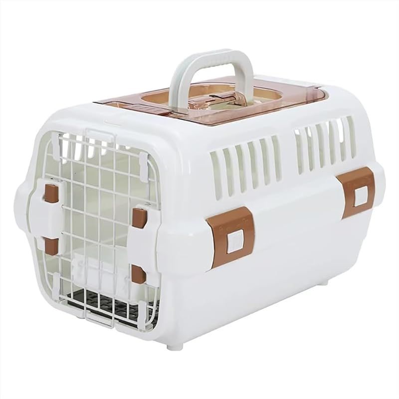 ペットキャリー ベーシックペットキャリー ダブルドア 天窓タイプ S サイズ 猫 キャリー 超小型犬 猫用 IATA 基準クリア ホワイト 室内ハウス 旅行 災害時に活躍 0