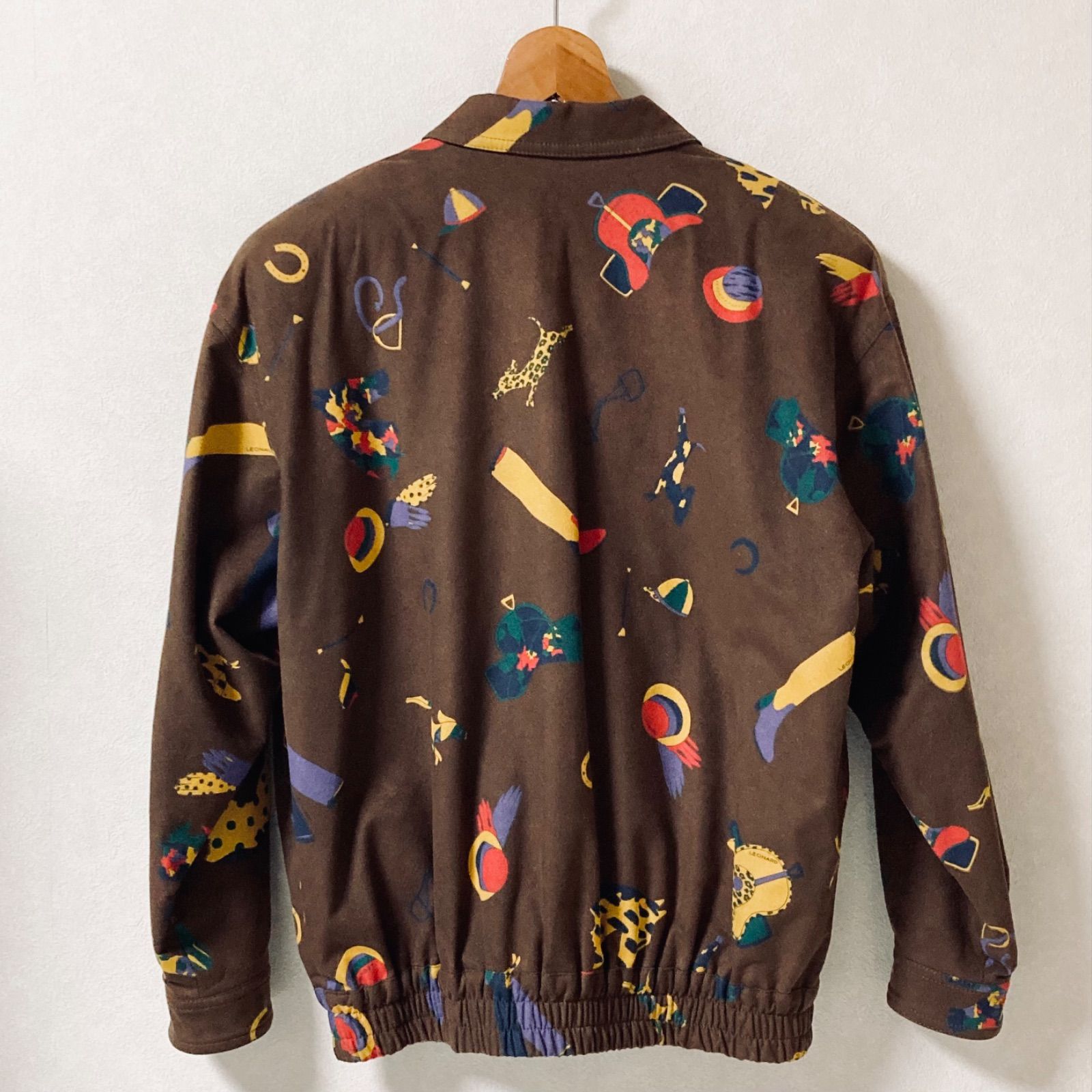 □極美品□希少デザイン□LEONARD レオナール レザーダブルライダース 