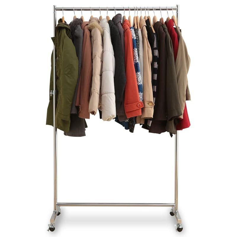 アイリスプラザ(IRIS PLAZA) ハンガーラック シングル 耐荷重80kg シルバー CW3001-95 パイプハンガー 0