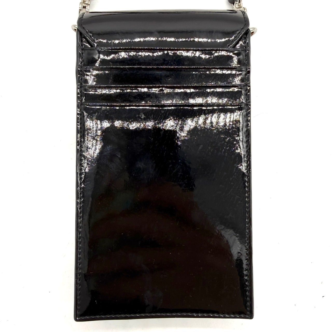 美品】ヴィヴィアンウエストウッド スマホショルダー オーブ エナメル 