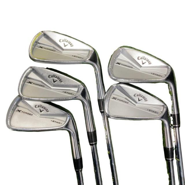 【中古】 キャロウェイ X FORGED STAR(2024) 6S アイアンセット IR 純正特注シャフト (フレックスR) メンズ 男性用 右利き 右用 Cランク ゴルフクラブ