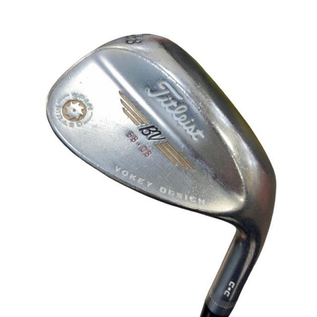 【中古】 タイトリスト VOKEY SPIN MILLED C-C 58°/08° USA ウェッジ WG Dynamic Gold (フレックスS) メンズ 男性用 右利き 右用 Cランク ゴルフクラブ