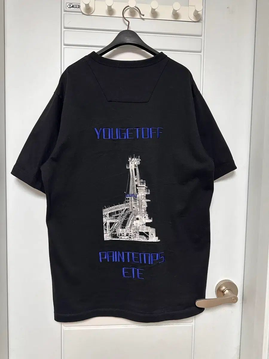 ジュンジェイ ブラック ロゴ プリンティング 半袖Tシャツ コンディション 最高