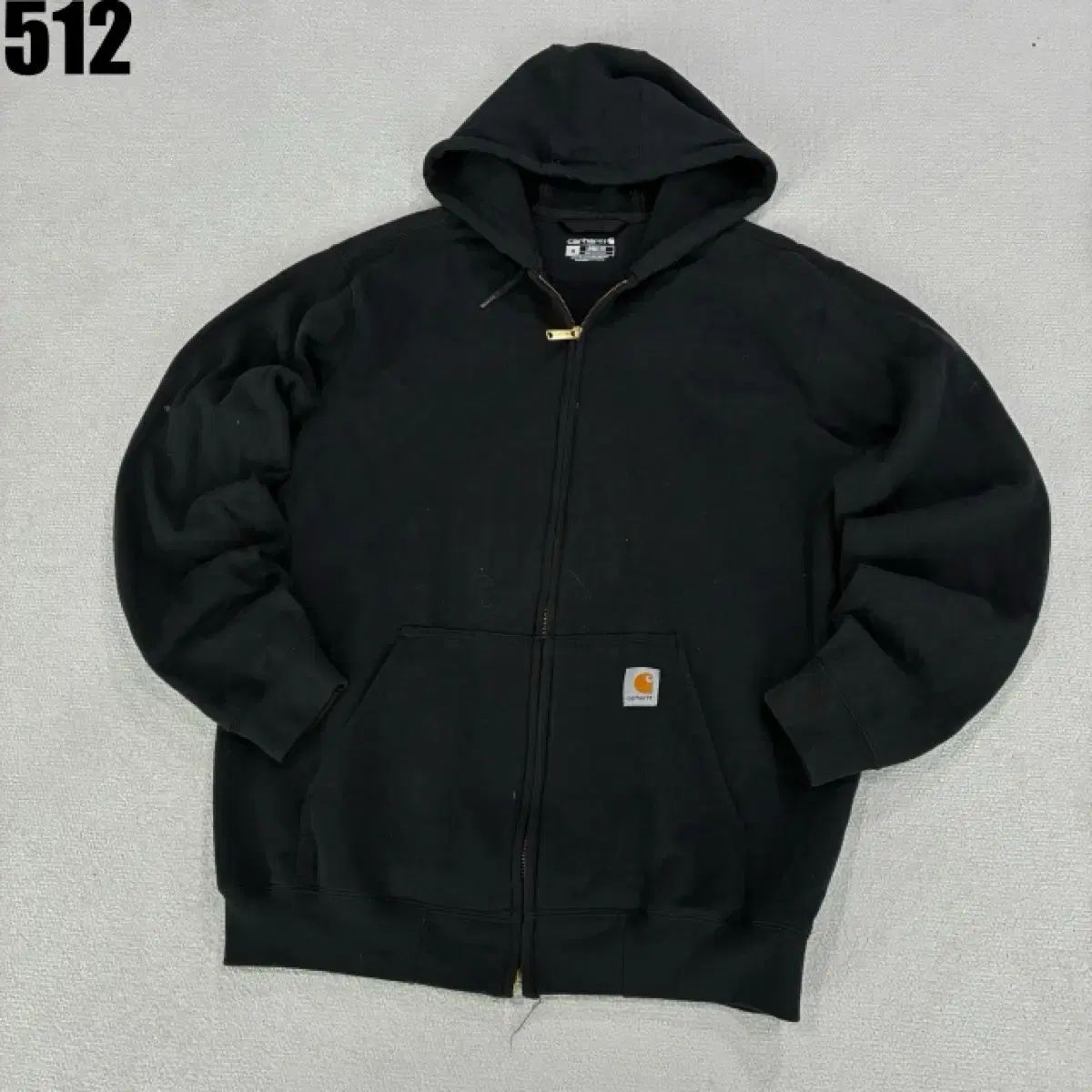 Carhartt カーハート ブラック ジップアップフーディー m