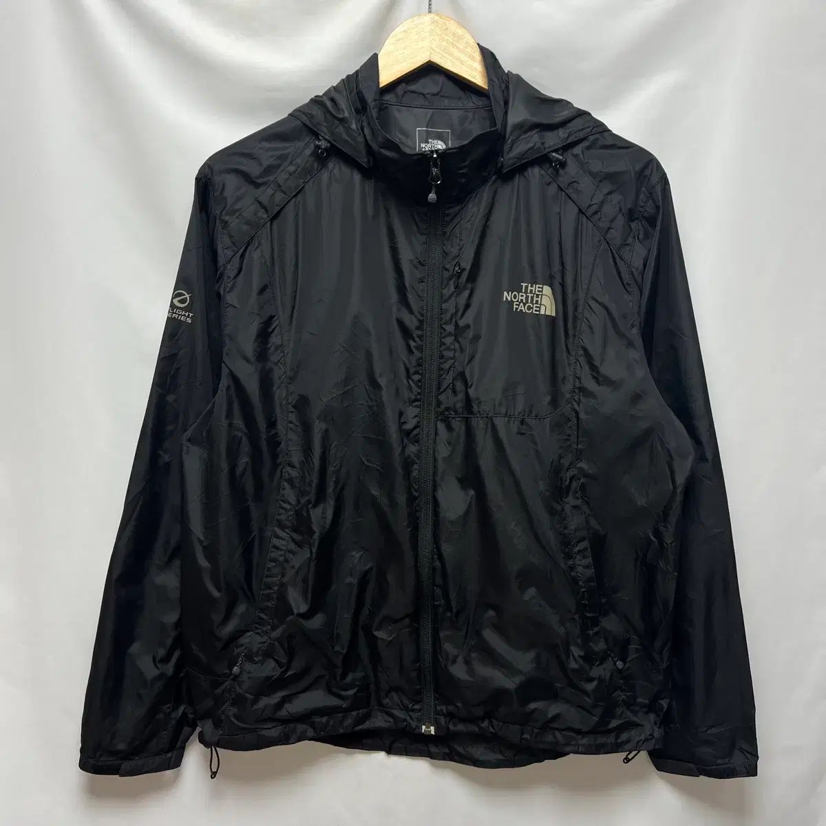 正規品/M THE NORTH FACE ザノースフェイス フライト シリーズ ブラック ウィンドブレーカー